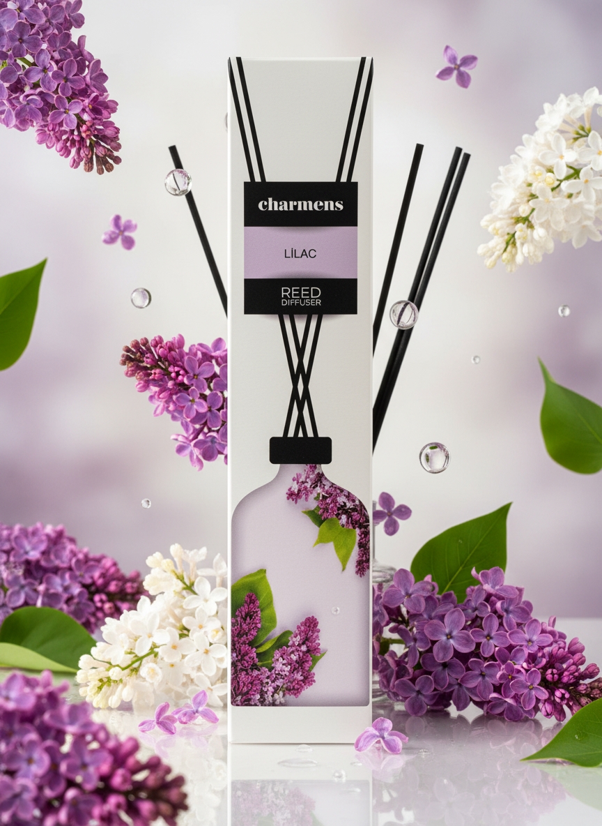 733813306921-smarzu-kocini CHARMENS LAVANDER Reed Diffuser 110 ml - Image 1