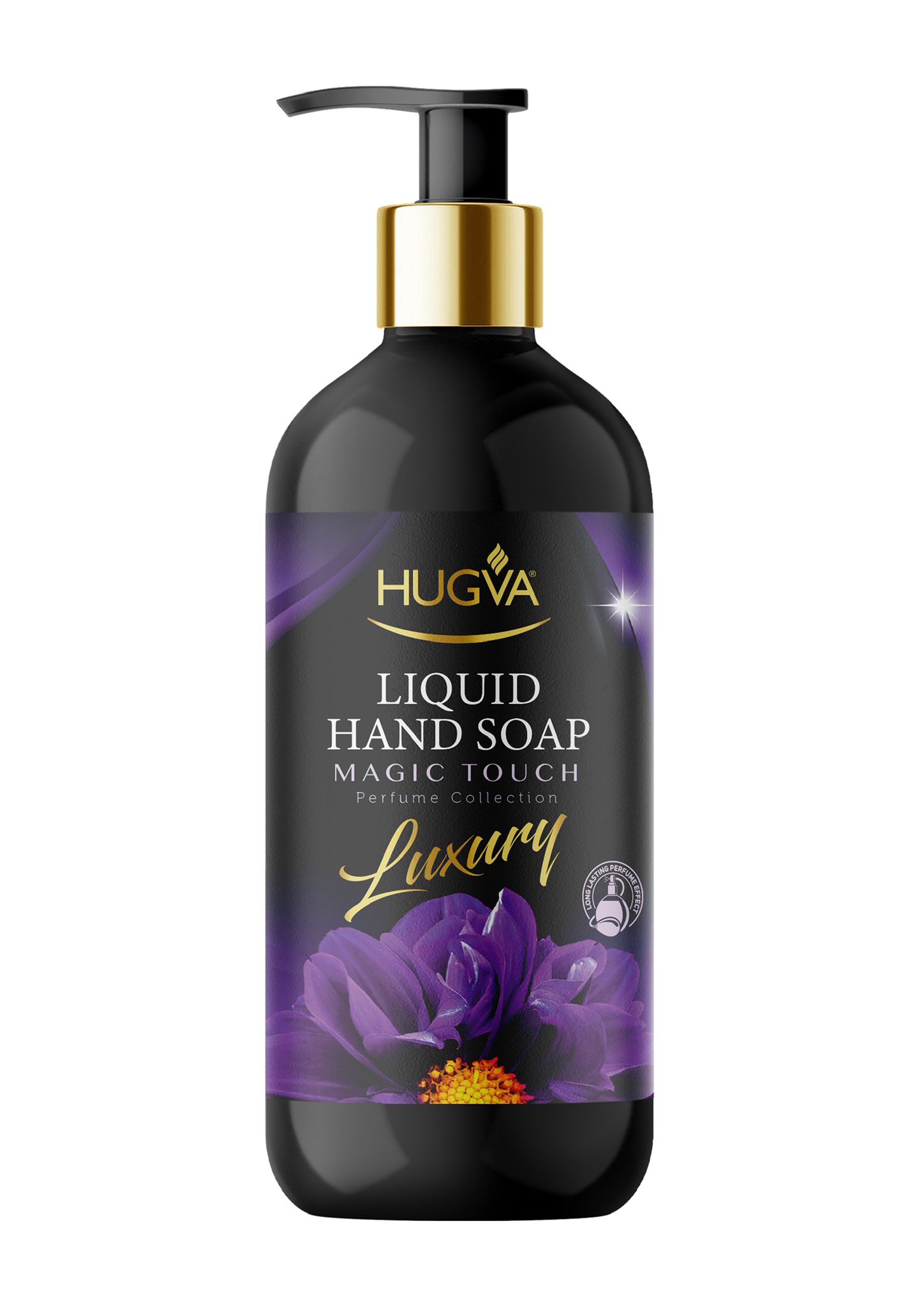 8680731427332 HUGVA Luxury Magic Touch šķidrās roku ziepes 500 ml - Image 1