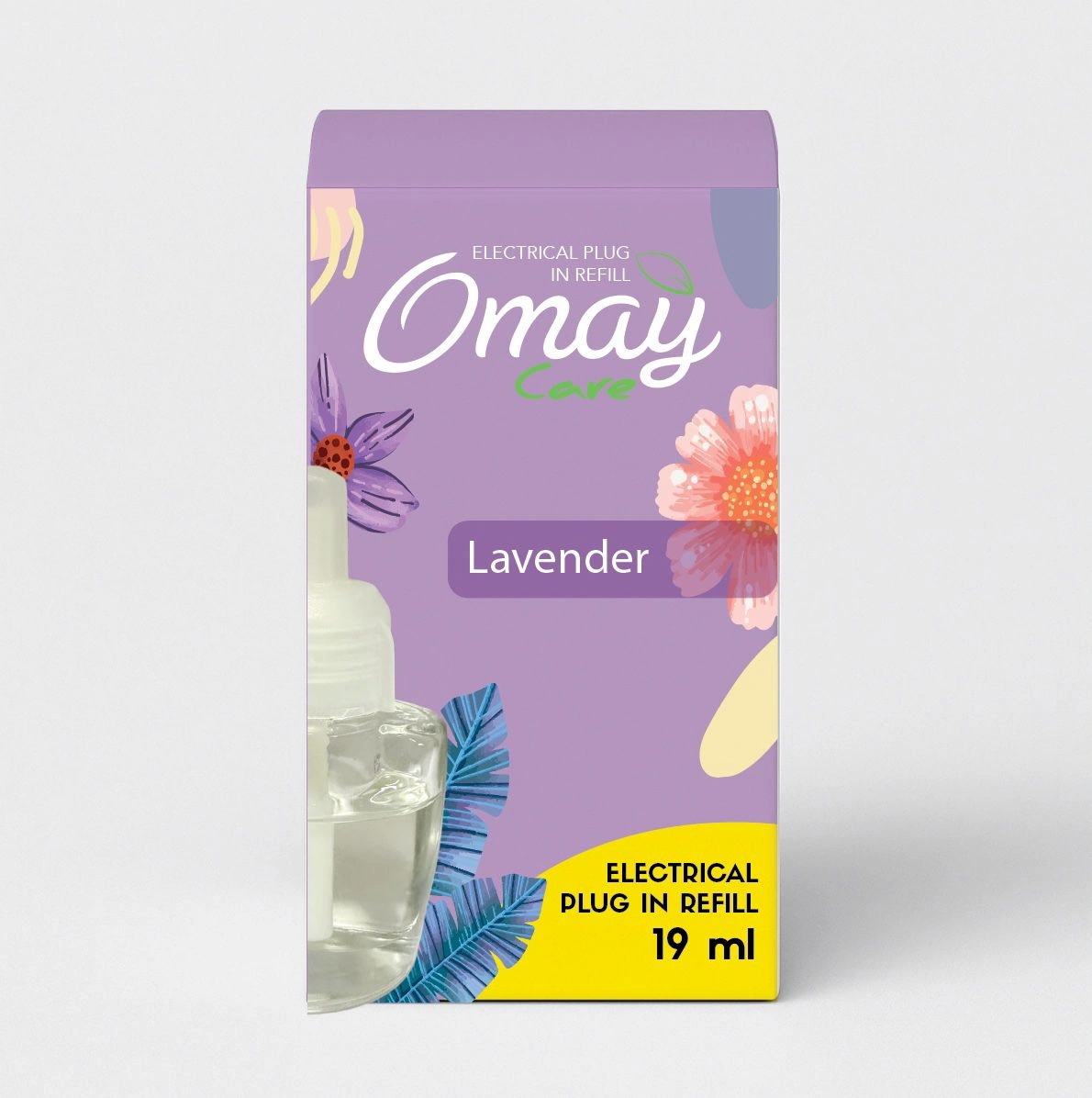 8699444269801-gaisa-atsvaidzinataji Ōmay Care Lavender elektriskais gaisa atsvaidzinātāja uzpildes flakons 19 ml - Image 1